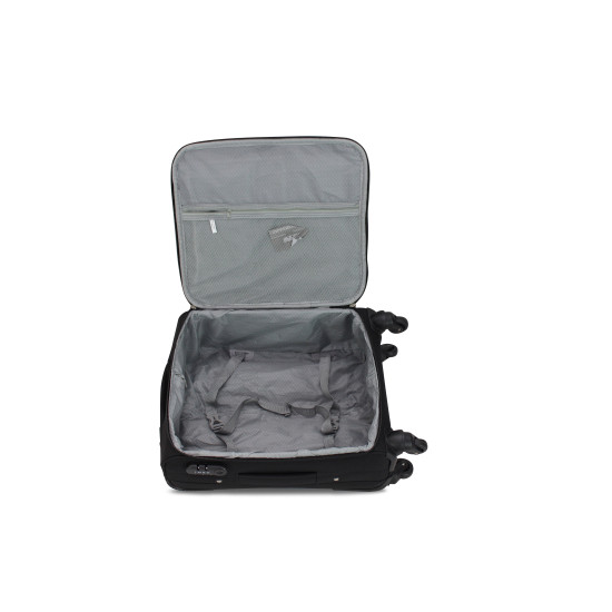 Valigia Trolley Per Bambini Con Stampa Sirena – Bagaglio A Mano 55x40x20 Cm, 2,6 Kg, ABS Con Rivestimento In Policarbonato, Rosa